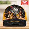 Personalized Name Skull Beer Darts Classic Cap Q240206
