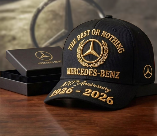 Merc 100th Anniversary Luxury Classic Cap (1926-2026)