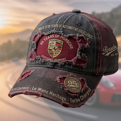 Pors 95 Years Denim Classic Cap (1931-2026)