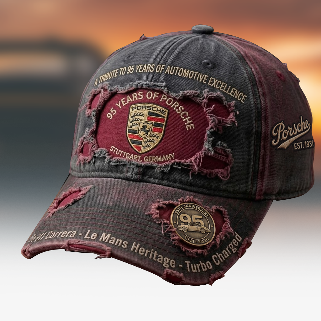 Pors 95 Years Denim Classic Cap (1931-2026)
