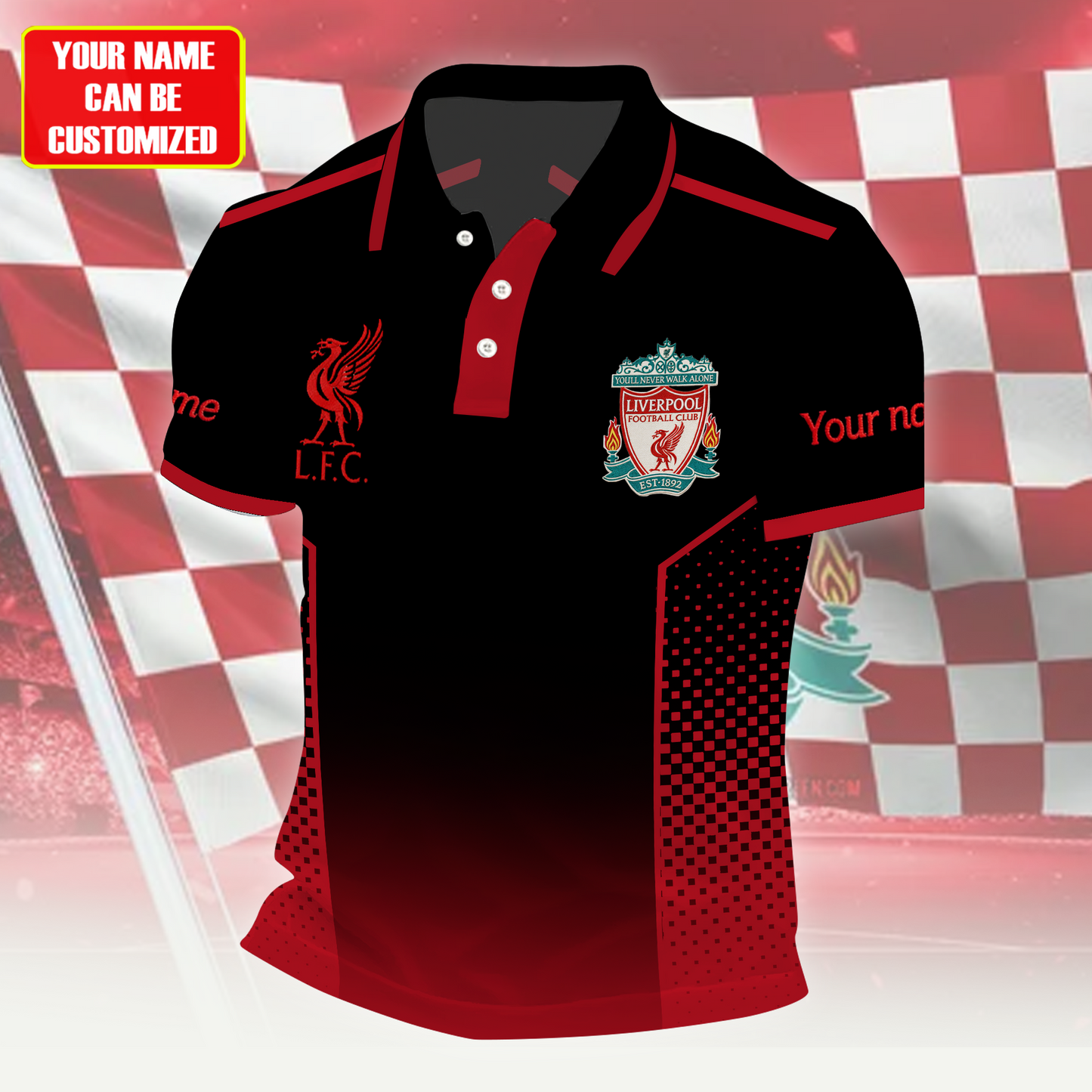 Personalized LVP FC Embrodiery Sport 3D Full Printing Set ,Shirt , Hoodie , Short , Polo ,hawaii