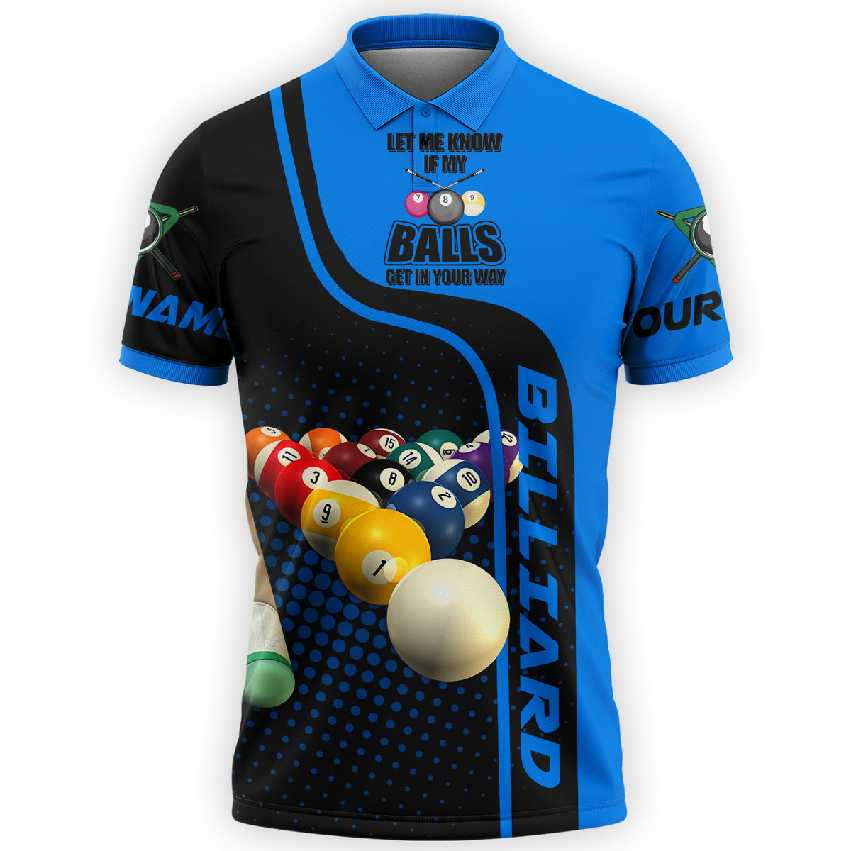 Personalized Name Billiard Q10 All Over Printed Unisex Shirt Q240306