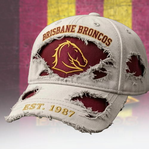 Brisbane Broncos Est 1987 Denim Classic Cap