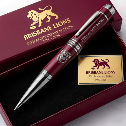 Brisbane Lions 30th Anniversary Edition Ballpoint Pen (1996- 2026)