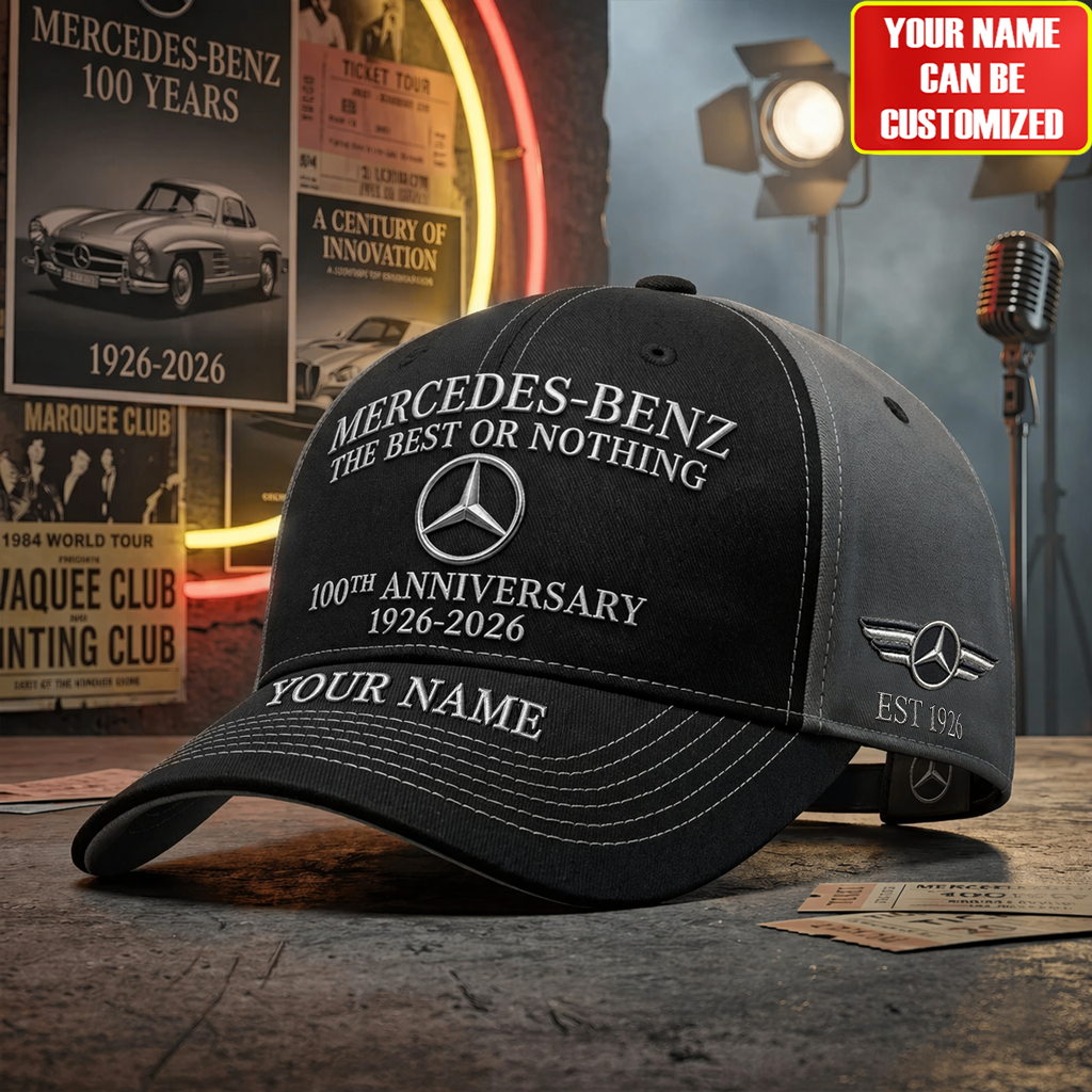 Merc Motorsport 100th Anniversary Classic Cap EST 1926 (1926-2026)