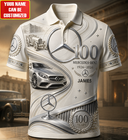 Personalized Merc 100 Years Anniversary 3D Full Printing Set , Shirt , Hoodie , Short , Polo , hawaii