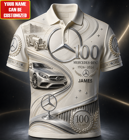 Personalized Merc 100 Years Anniversary 3D Full Printing Set , Shirt , Hoodie , Short , Polo , hawaii