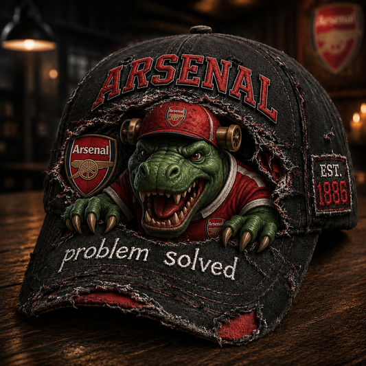 Arsenal FC Gunnersaurus Sport Denim Cap