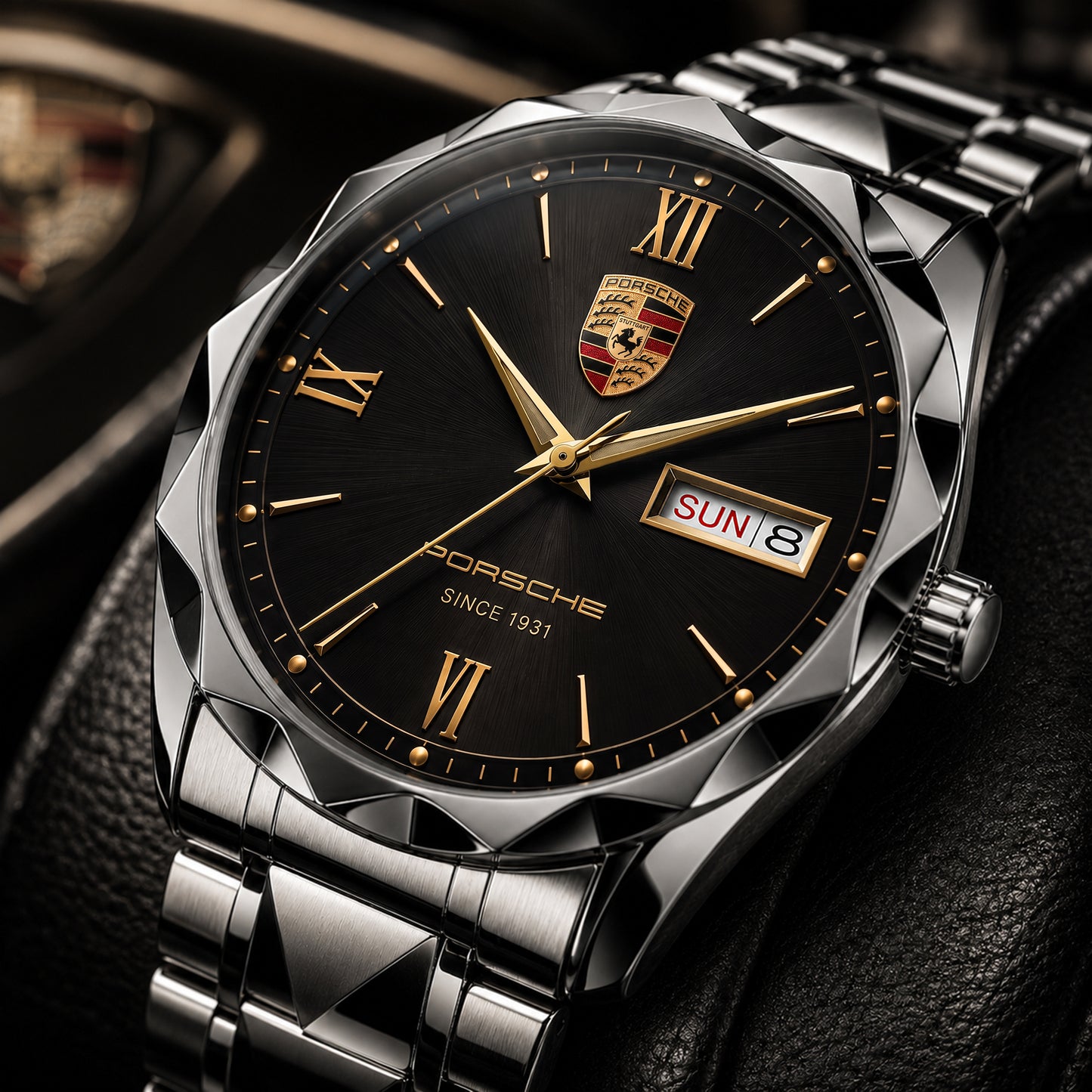 Personalized Pors Vintage Luxury Charley Watch