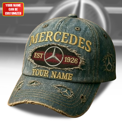 Personalized Merc 1926 Denim Cap