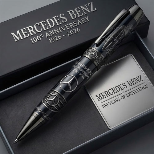 Merc Black 100th Anniversary Edition Luxury Ballpoint Pen (1926-2026)