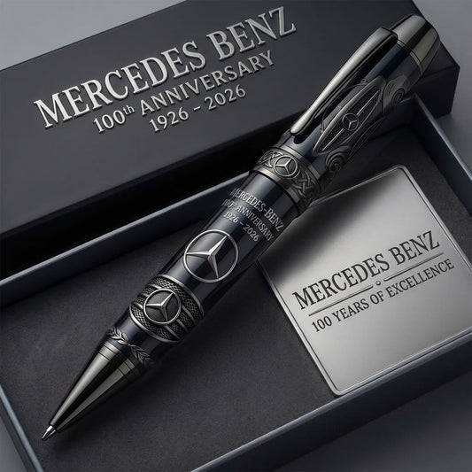 Merc Black 100th Anniversary Edition Luxury Ballpoint Pen (1926-2026)