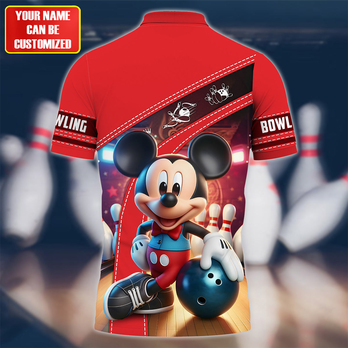 Personalized Name Mk Bowling Q5 All Over Printed Unisex Shirt Q250501