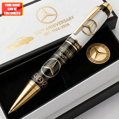 Merc 100th Anniversary Edition Luxury Ballpoint Pen V6 (1926- 2026)