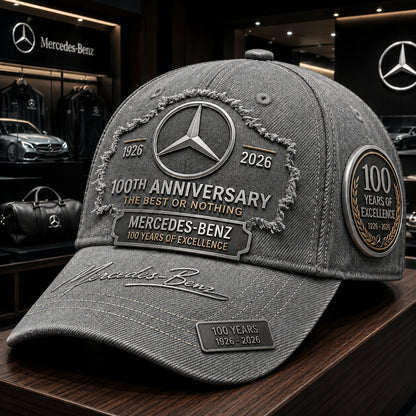 Merc 100 Years Anniversary Denim Classic Cap (1926-2026)