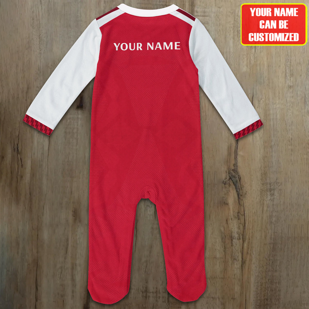Arsenal 2027 Soccer Customized Baby Rib Sleepwear