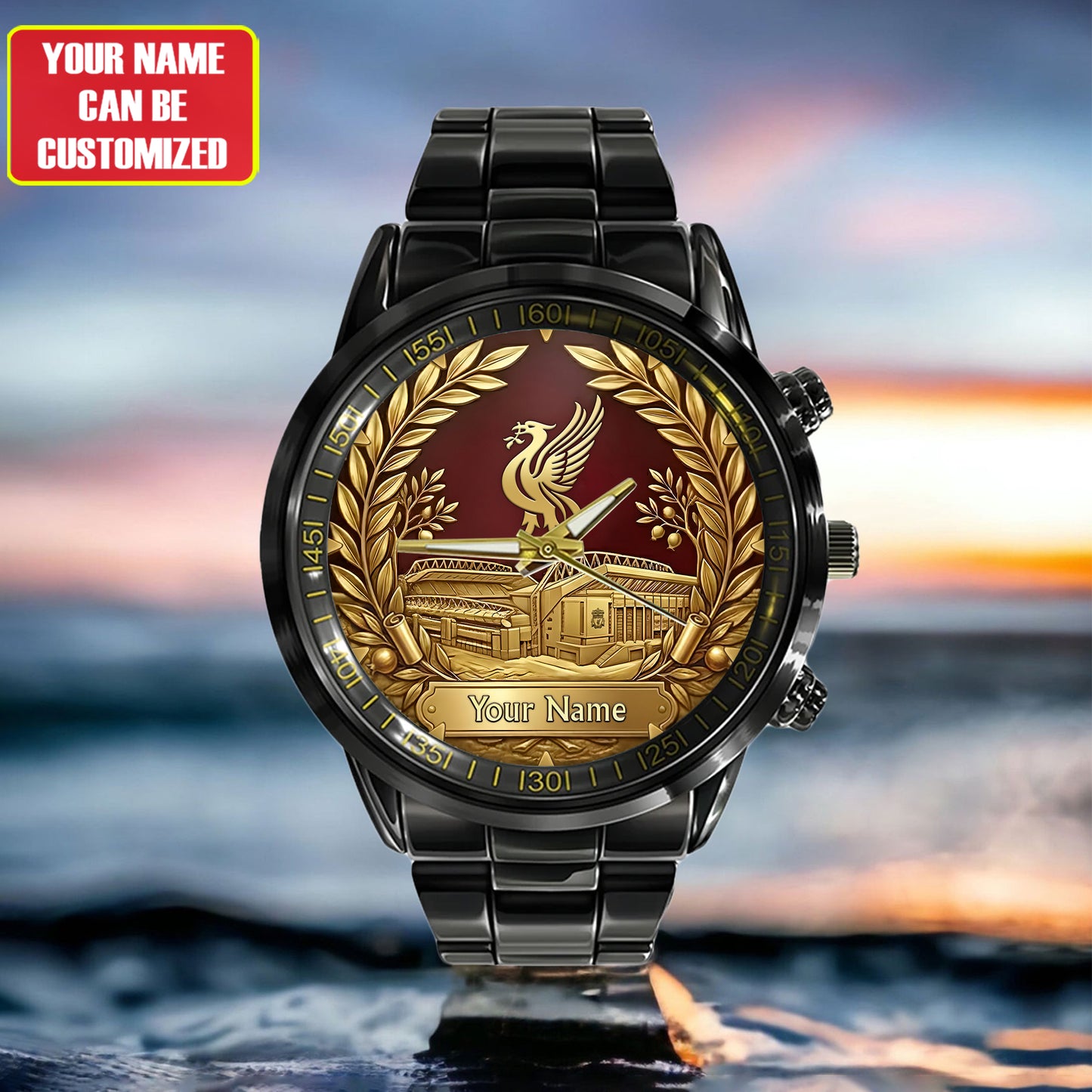 Personalized LFC Stadium Luxury Stainless Steel Watch