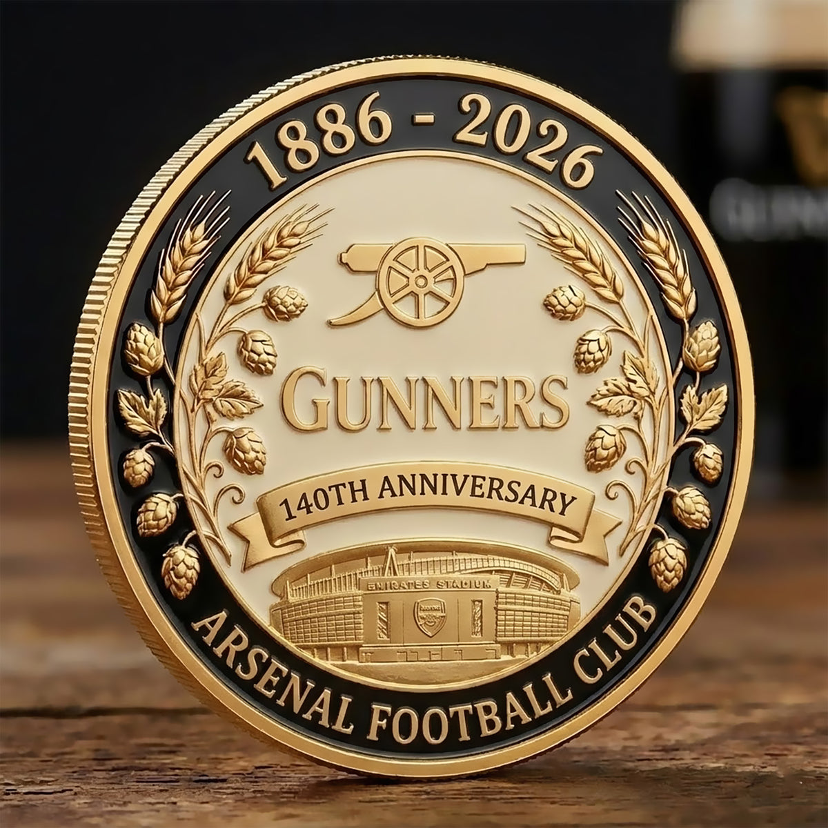 Arsenal 140th Anniversary Commemorative Coin
