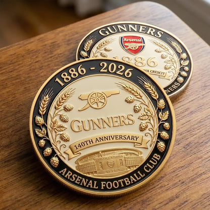 Arsenal 140th Anniversary Commemorative Coin