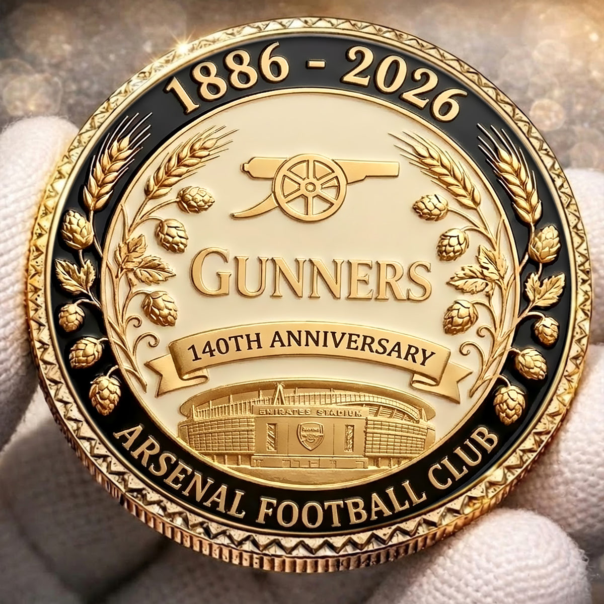 Arsenal 140th Anniversary Commemorative Coin