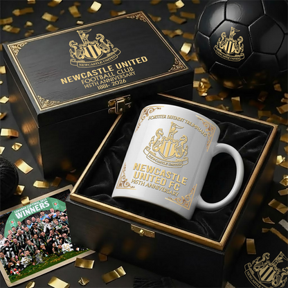 Newcastle FC Accent Mug , Cream Mug Gifts , Holiday Gifts