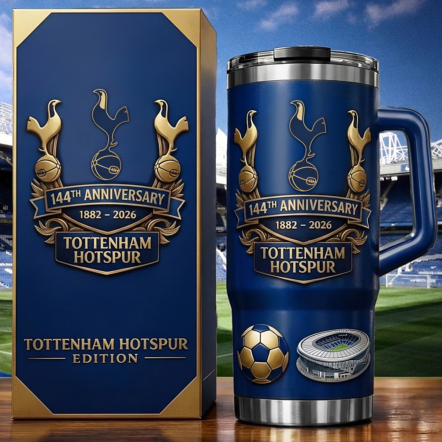 Tottenham FC 144th Anniversary Insulated Tumbler 30oz 40oz