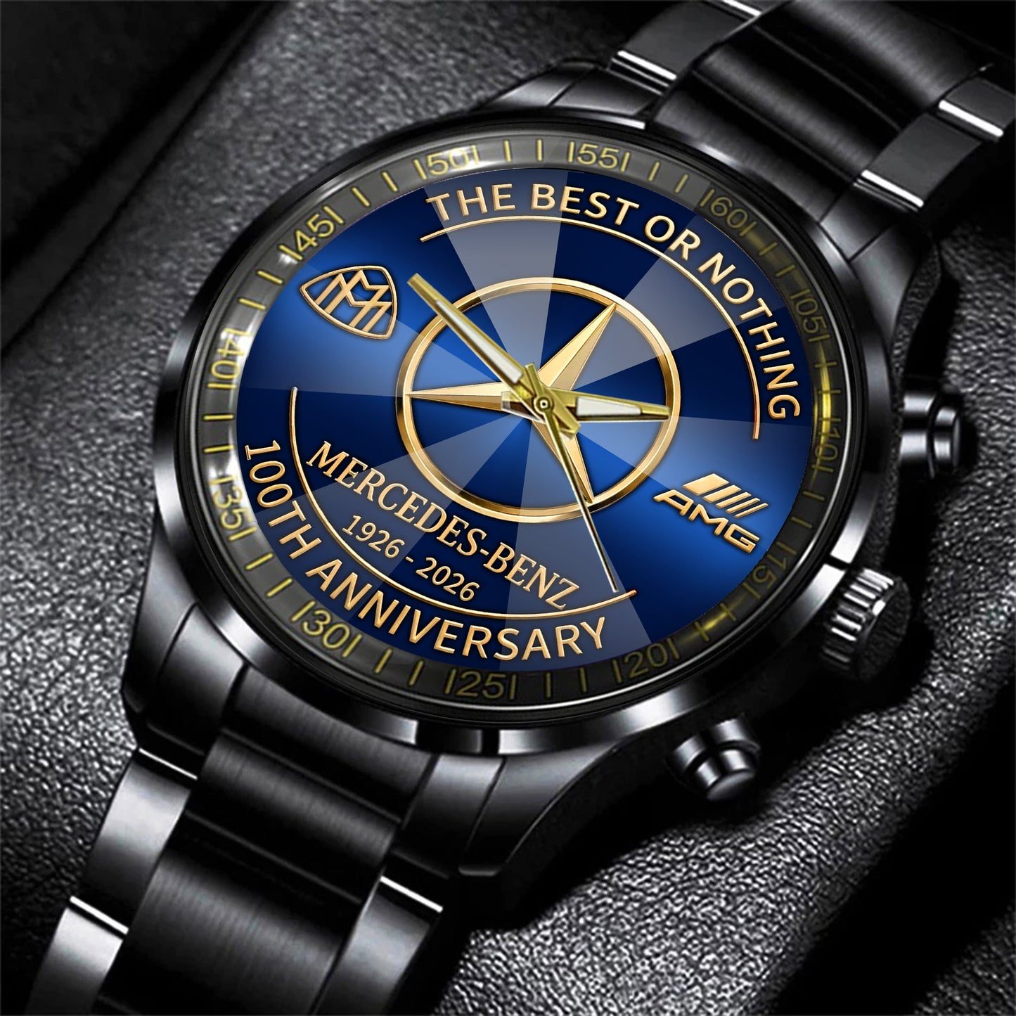 Merc 100th Anniversary Luxury Stainless Steel Watch (1926-2026)
