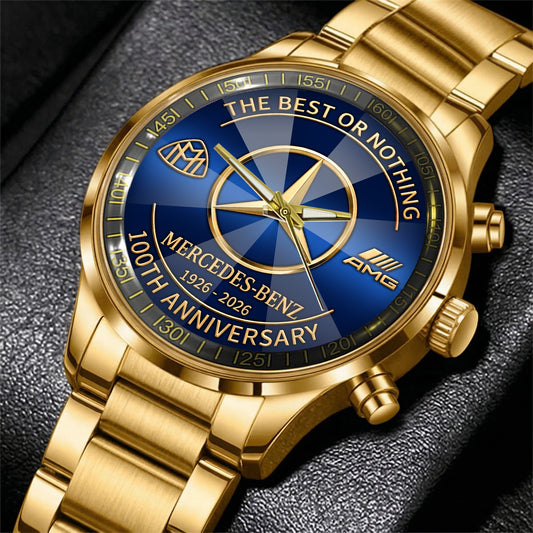 Merc 100th Anniversary Luxury Stainless Steel Watch (1926-2026)