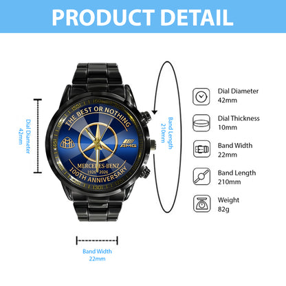 Merc 100th Anniversary Luxury Stainless Steel Watch (1926-2026)