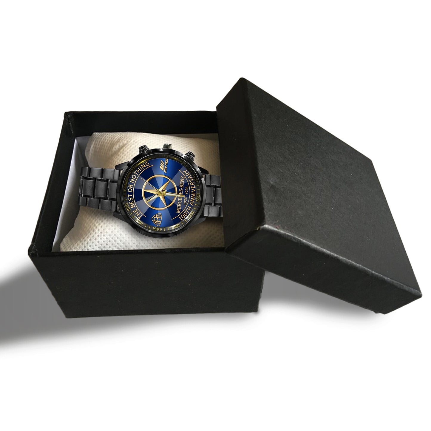 Merc 100th Anniversary Luxury Stainless Steel Watch (1926-2026)