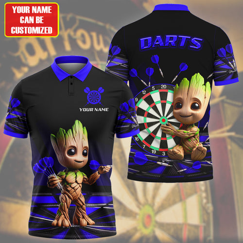 Personalized Name Gr Darts Q6 Blue Version All Over Printed Unisex Shirt Q260401