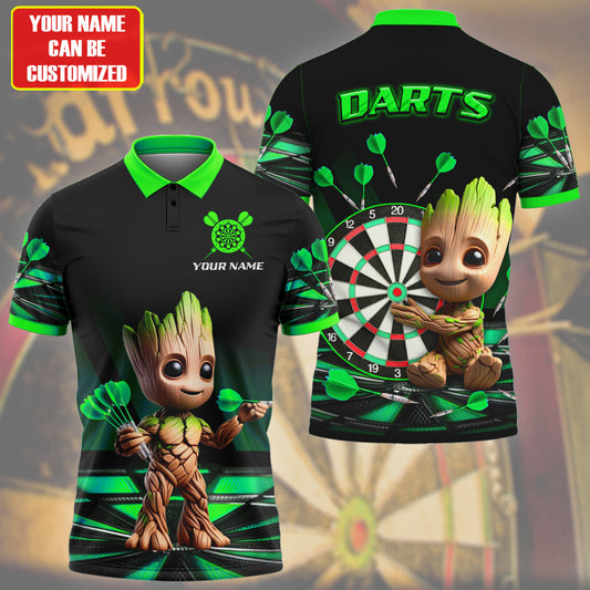 Personalized Name Gr Darts Q6 Green Version All Over Printed Unisex Shirt Q260401