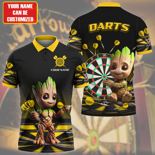 Personalized Name Gr Darts Q6 Yellow Version All Over Printed Unisex Shirt Q260401