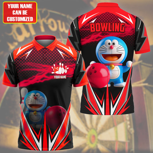 Personalized Name Drm Bowling Red Version All Over Printed Unisex Shirt Q260403