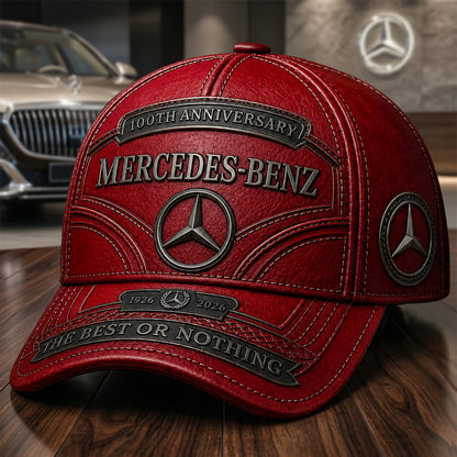 Merc 100TH Anniversary Edition Leather Cap (1926-2026)