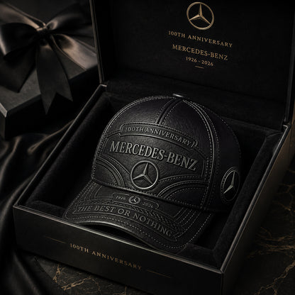 Merc 100TH Anniversary Edition Leather Cap (1926-2026)