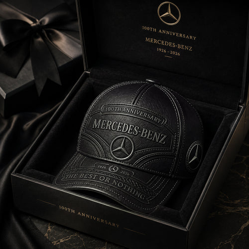Merc 100TH Anniversary Edition Leather Cap (1926-2026)