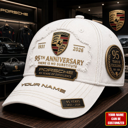Personalized Pors 95TH Anniversary Denim Classic Cap (1931-2026)