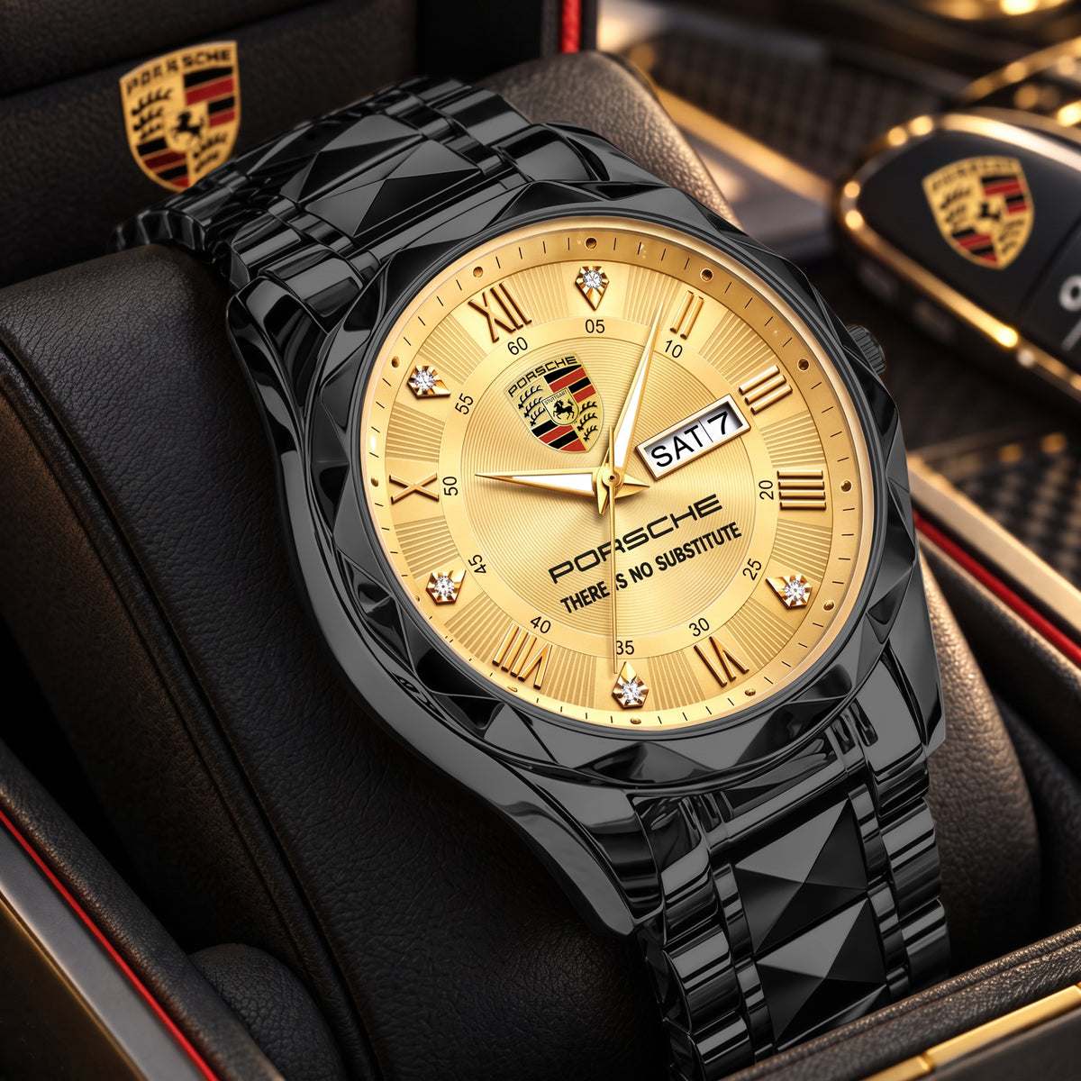 Personalized Pors There Is No Substitute 2026 Elegant Alloy Charley Watch