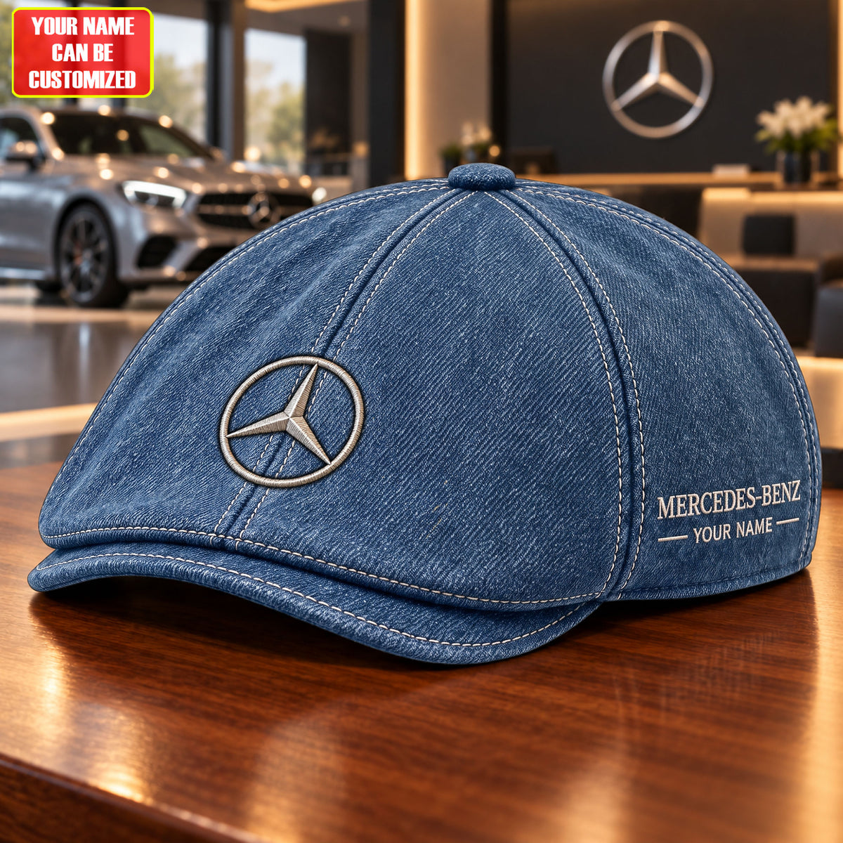 Personalized Merc Denim 2026 Ivy Cap, Flat Cap