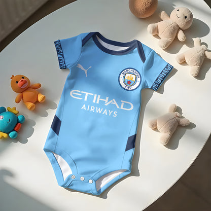 Customized Man City Soccer Jersey , Baby Rib Bodysuit Sizes