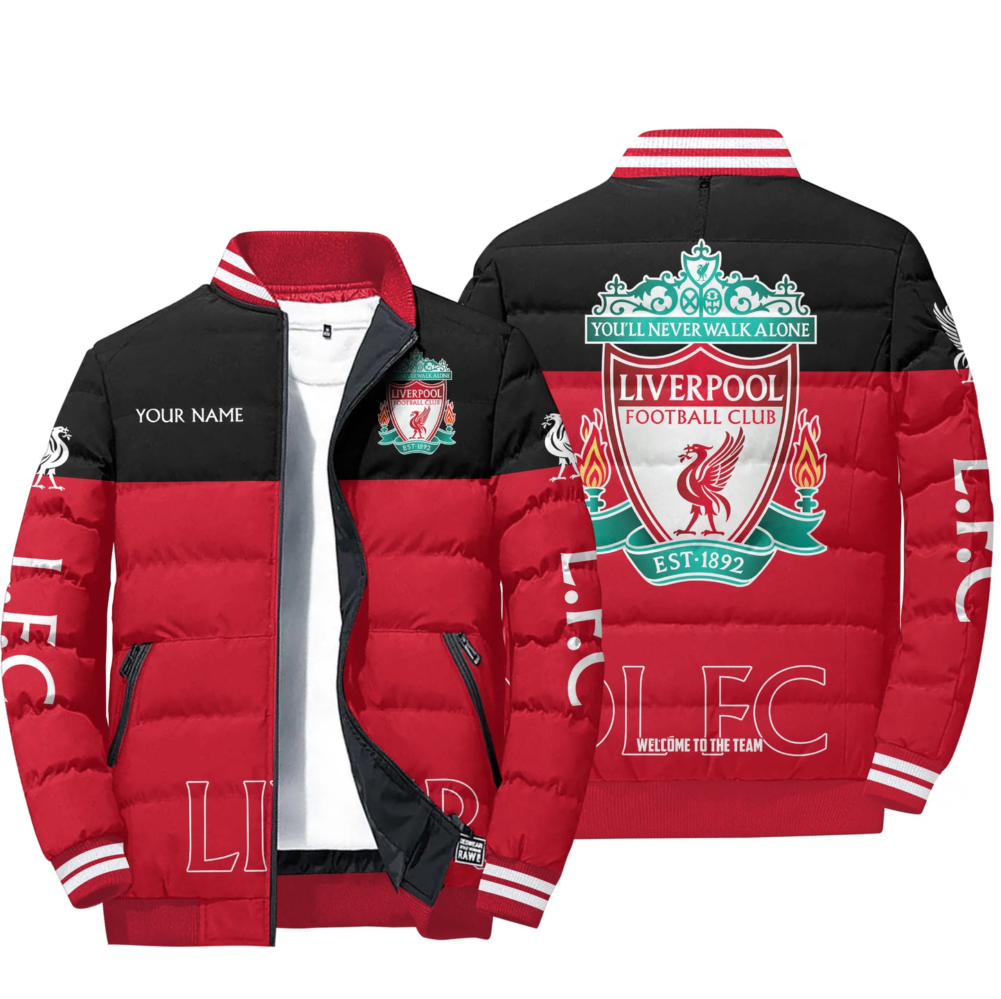 Personalized LVP Sport Puffer Jacket 3D