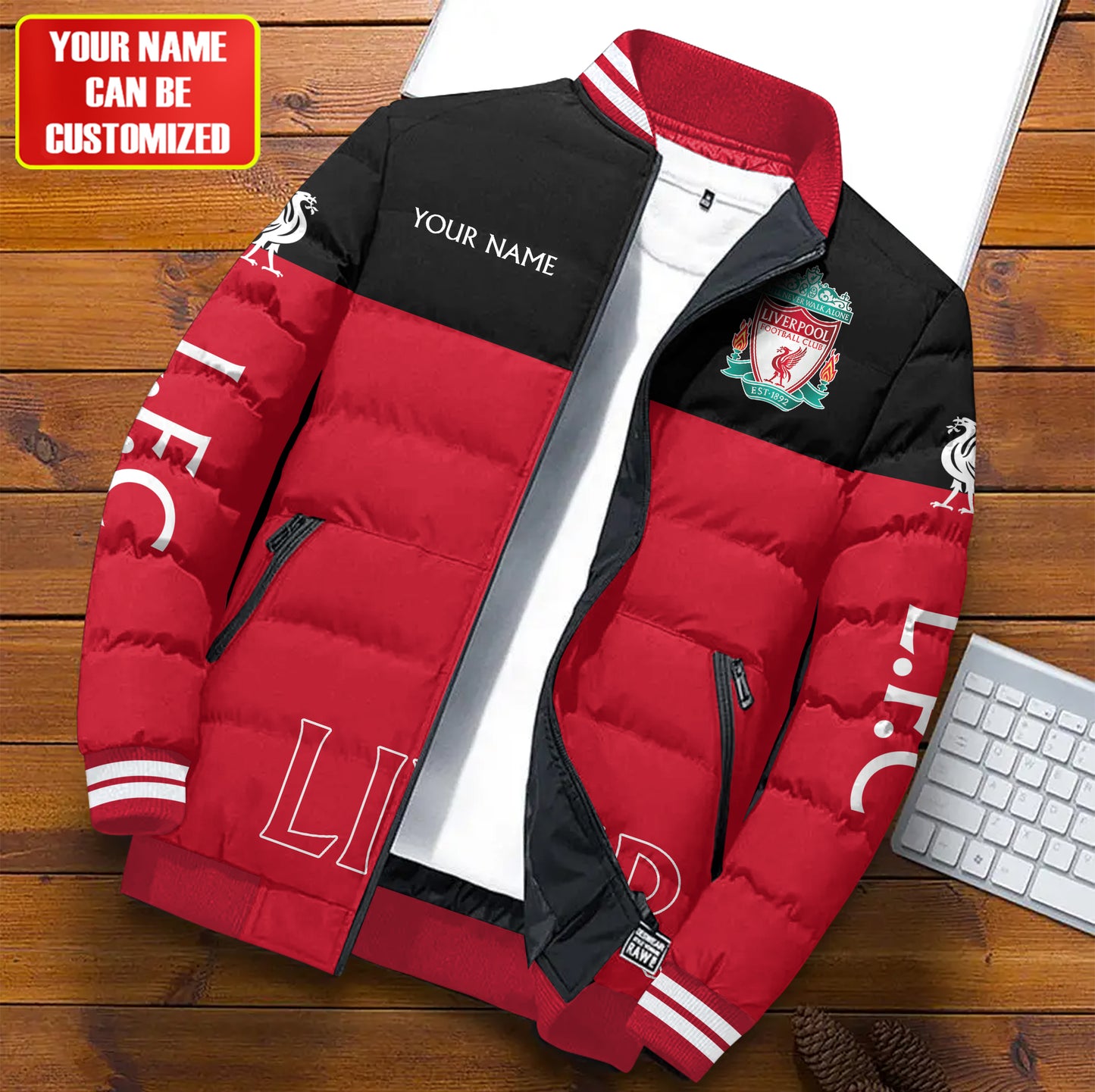 Personalized LVP Sport Puffer Jacket 3D