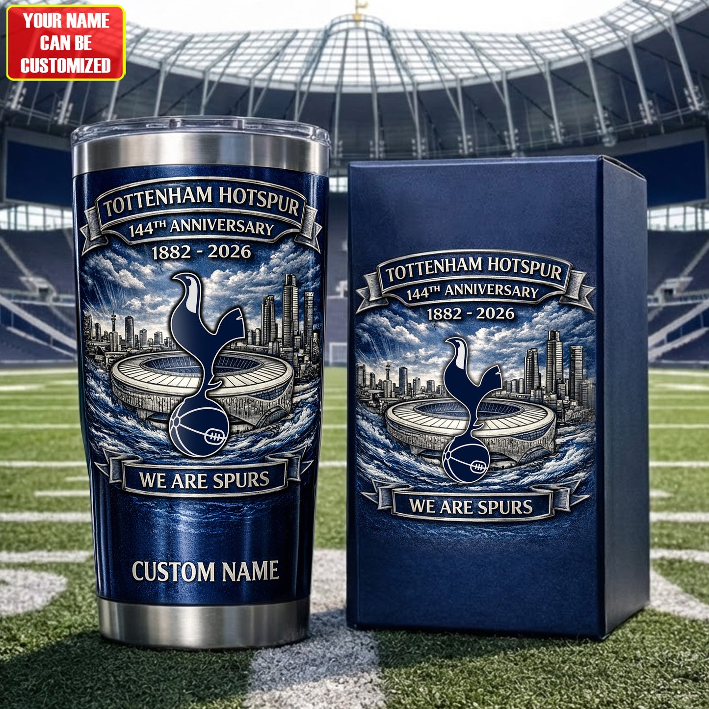 Tottenham FC 144th Anniversary Premium Stainless Tumbler