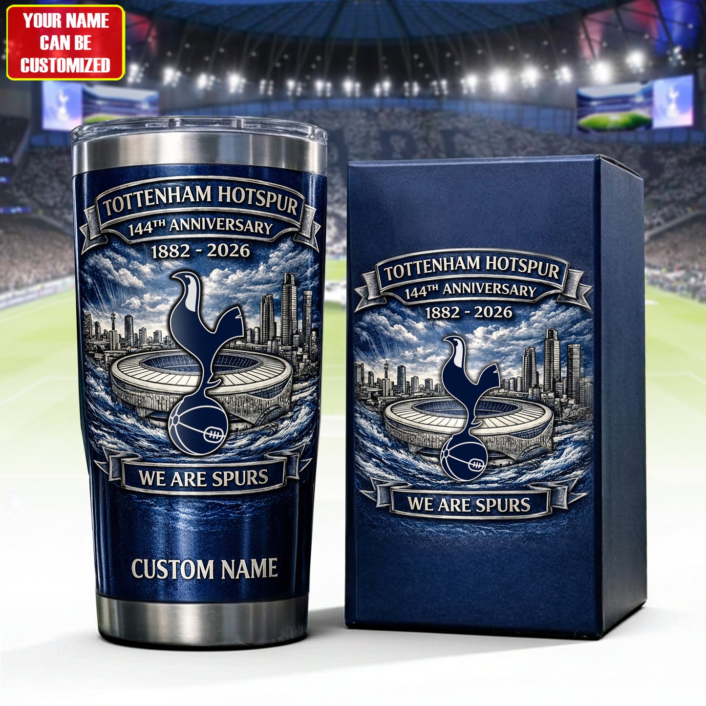 Tottenham FC 144th Anniversary Premium Stainless Tumbler