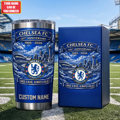 Chelsea FC 121st Anniversary Premium Stainless Tumbler