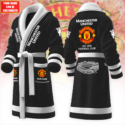Personalized MU FC Stadium Fleece Bathrobe