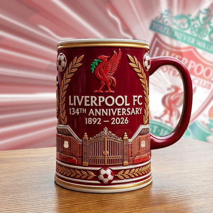 LVP FC 134th Anniversary Accent Mug , Cream Mug Gifts , Holiday Gifts