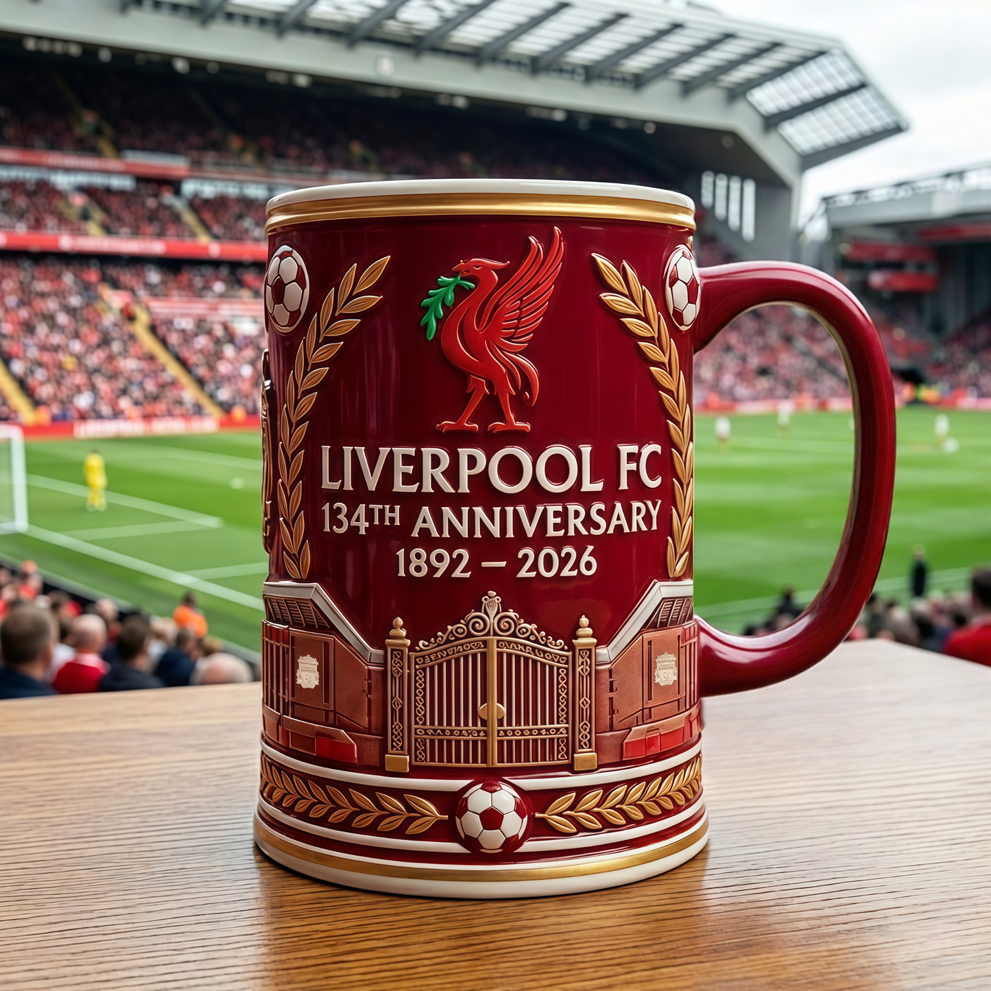 LVP FC 134th Anniversary Accent Mug , Cream Mug Gifts , Holiday Gifts