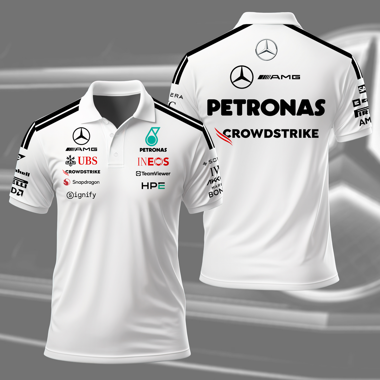 Personalized Merc Amg Petronas Sport 3D Full Printing Set ,Shirt , Hoodie , Short , Polo ,hawaii
